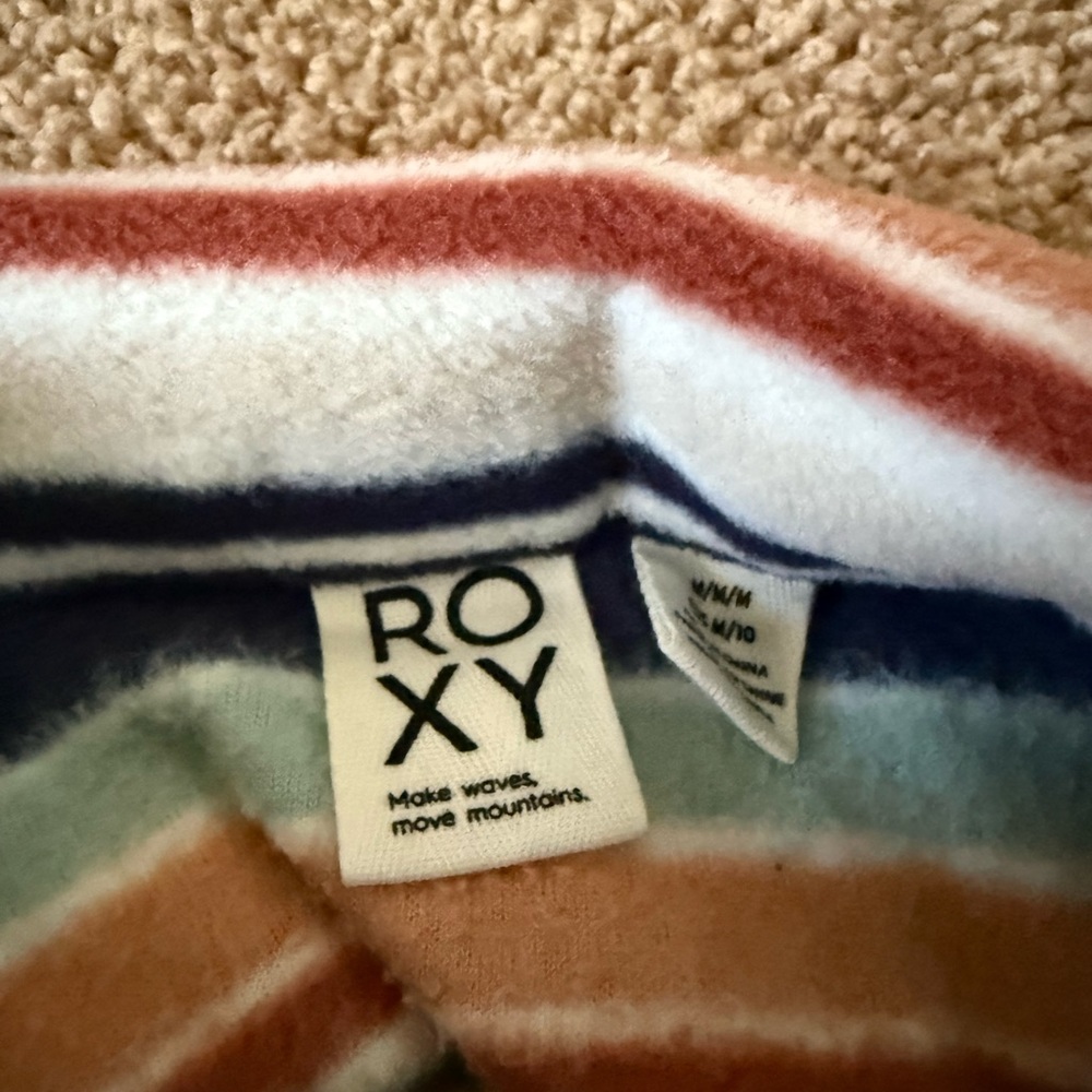 Roxy Multicolor Striped Fleece - image 3